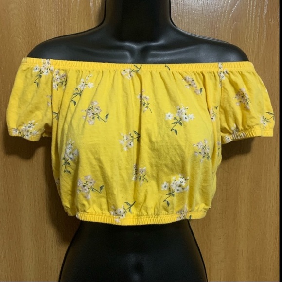Hollister Tops - Hollister Floral CropTop
